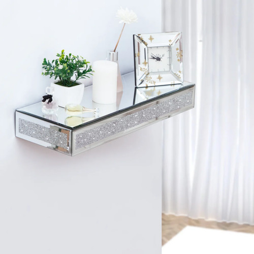 Crushed diamond wall floating - wall,