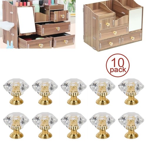 10pcs clear crystal diamond - clear,