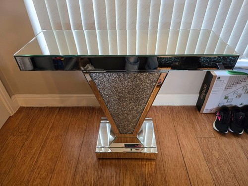 Mirrored diamond crush - mirrored, 'v'