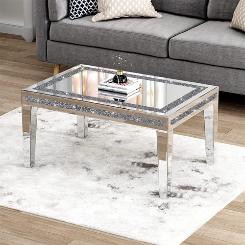 Silver glass coffee tables for - glass,