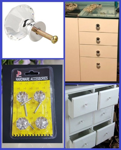 Door cabinet knobs clear - cabinet,