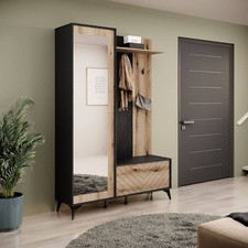 Diamond Hallway Set – Oak