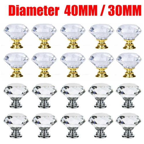 Large crystal diamond glass - diamond,