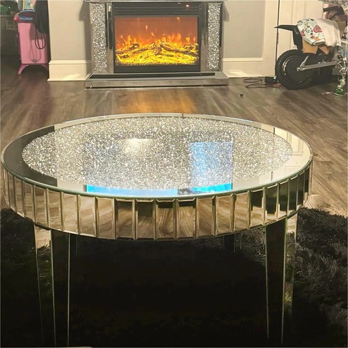Mirrored coffee table crushed - mirrored,