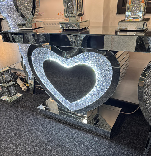 Crushed diamond mirrored led - crushed,